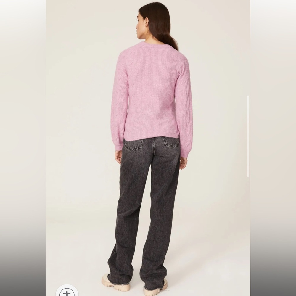 Splendid Lilac Natalia Maternity Sweater, RTR - Picture 2 of 8